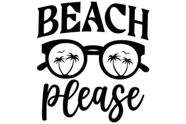 Beach-Themed Eyewear Advertisement