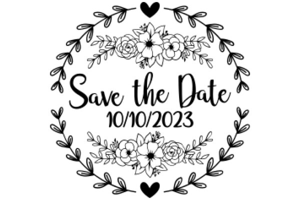 Save the Date: A Floral Announcement for a 2023 Wedding