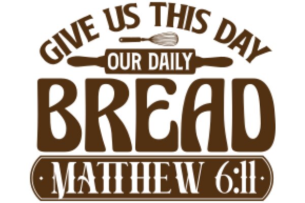 Give Us This Day Our Daily Bread: Matthew 6:11