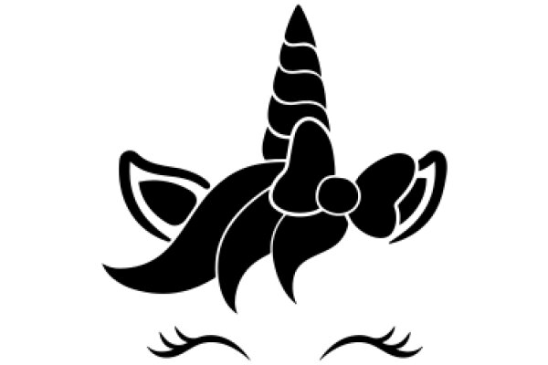 Stylized Logo of a Snail with Elegant Eyes and Antennae