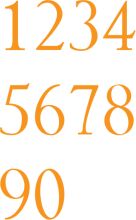 Orange Number Sequence: A Visual Guide to Mathematical Patterns