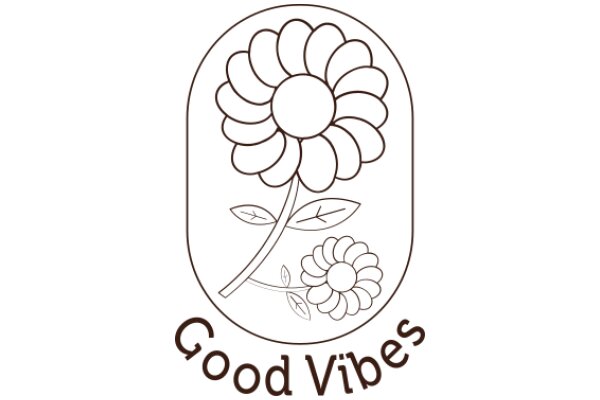 Good Vibes: A Symbolic Logo for Positivity and Well-being