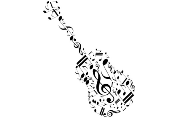 Musical Instrument Silhouette: A Artwork