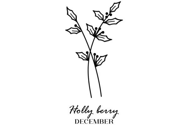 Holly Berry: A Seasonal Illustration