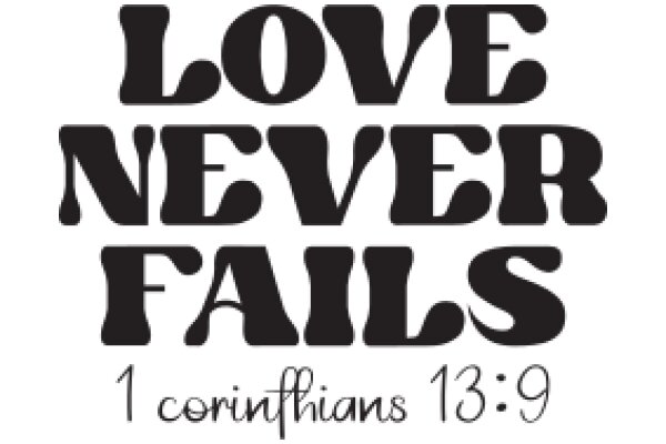 Love Never Fails: 1 Corinthians 13:9