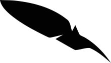 Stylized Feather Silhouette