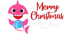 Merry Christmas from our Friendly Shark Mascot!