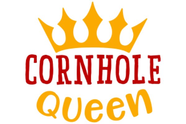 Cornhole Queen: A Playful Emblem for a Fun Game