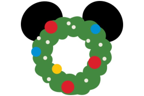 A Festive Christmas Wreath with a Twist of Disney Magic