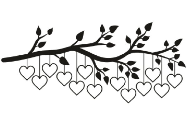 Elegant Tree with Heart-shaped Leaves