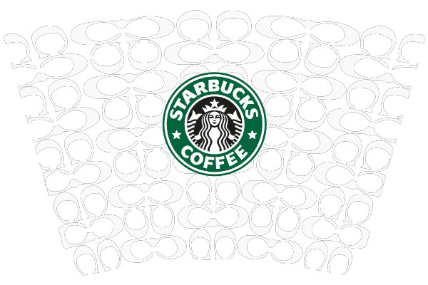 Starbucks Coffee Logo on a White Background