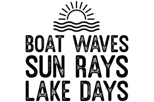 Boat Waves Sun Rays Lake Days