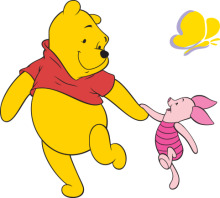 Winnie the Pooh and Piglet: A Friendly Adventure