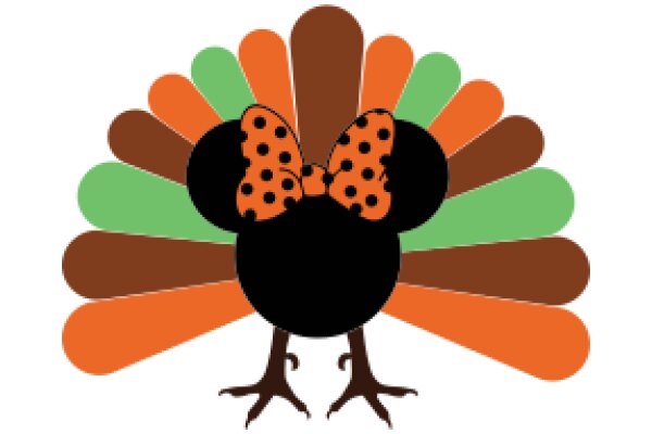 Vibrant Thanksgiving Turkey Decoration