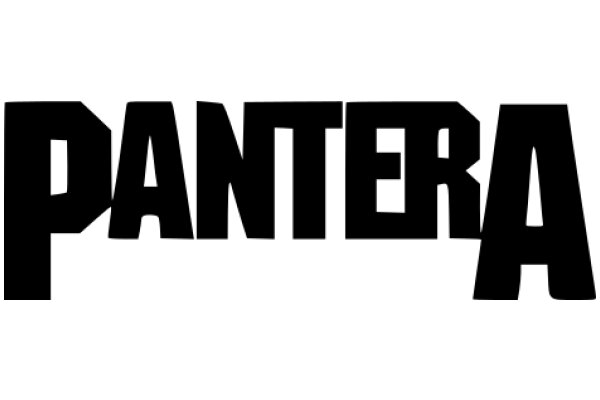 Stylized Text of the Word 'PANTERA'