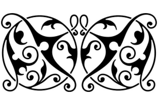 Stylized Butterfly Design