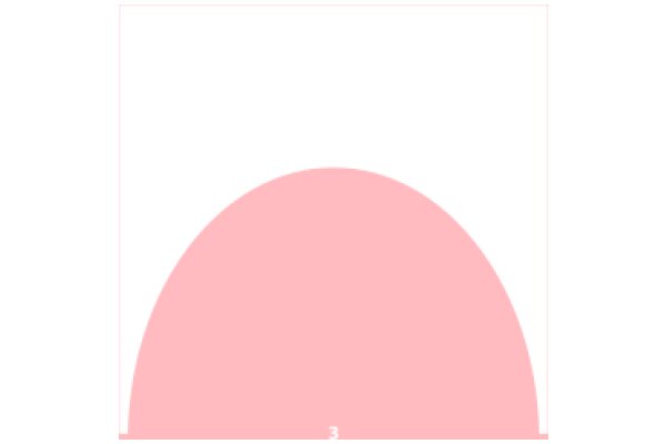 Simplicity in Design: A Pink Circle in a White Square