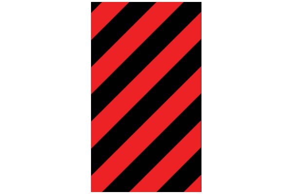 Vibrant Red and Black Stripes: A Digital Artwork