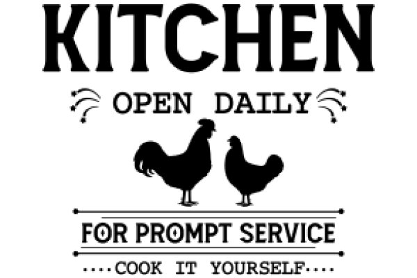 Kitchen Open Daily: For Prompt Service, Cook It Yourself.