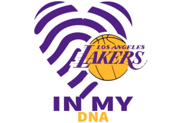 Lakers in My DNA: A Graphic Design for Basketball Fans