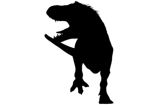 Silhouette of a Dinosaur: A Classic Symbol of Prehistoric Life