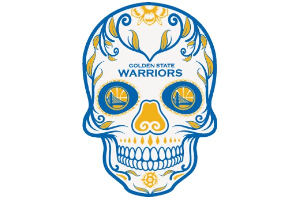 Golden State Warriors Skull Artwork