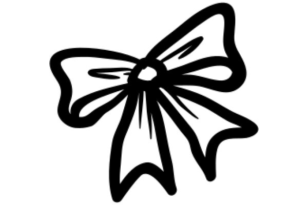 Stylized Butterfly Logo in