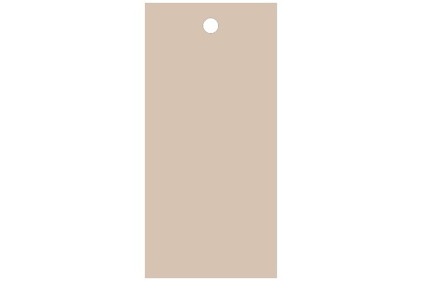 A Solid Beige Color Block