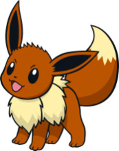 Adorable Animated Eevee Pokémon Character