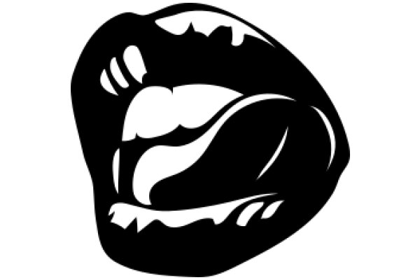 Stylized Illustration of a Mouth