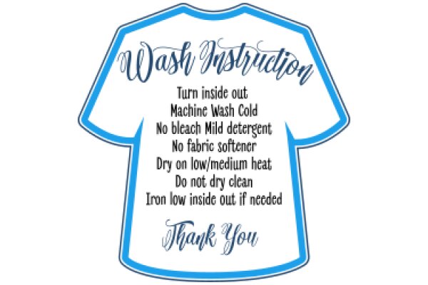 Wash Instruction Sign: A Guide to Proper Laundry Care