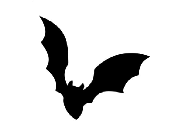 Silhouette of a Bat in Flight