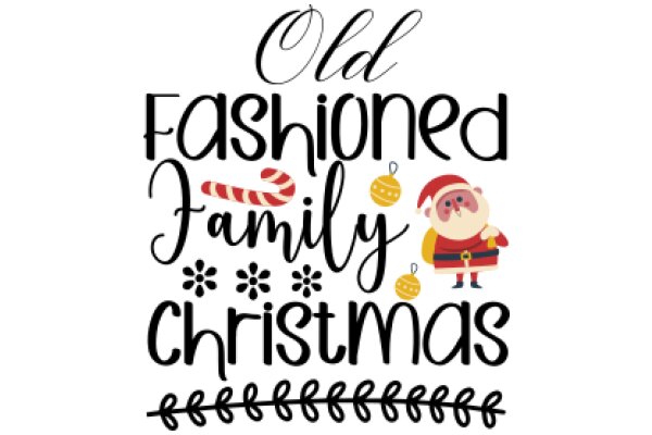 Celebrating the Festive Season: Old-Fashioned Family Christmas