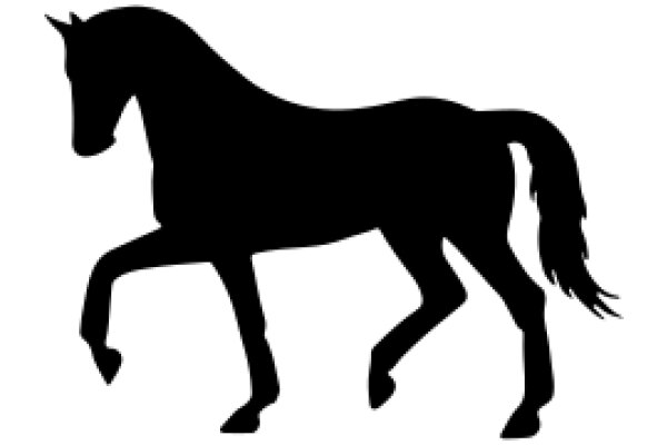 Silhouette of a Galloping Horse