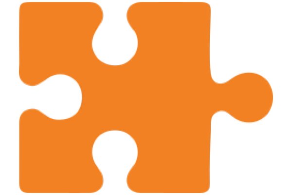 Orange Puzzle Piece: A Symbol of Incomplete Thoughts