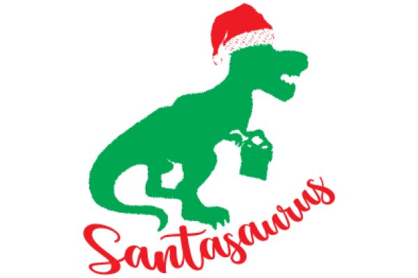 Santa's Festive Adventure with a Dinosaur Friend