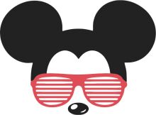 Mickey Mouse with Sunglasses: A Playful and Iconic Character