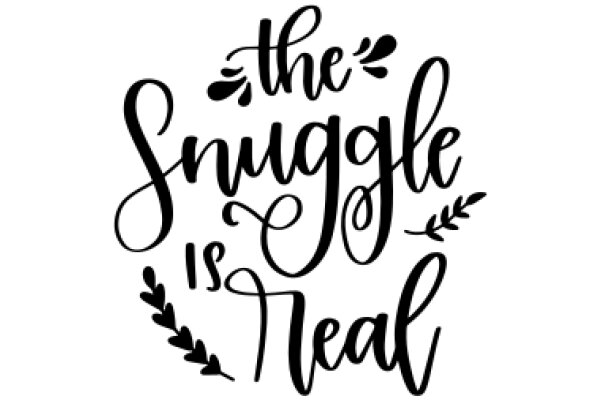 The Snuggle is Real: A Graphic Design Poster