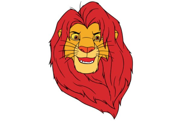 The Lion's Expression: A Study in Cartoon Emotions