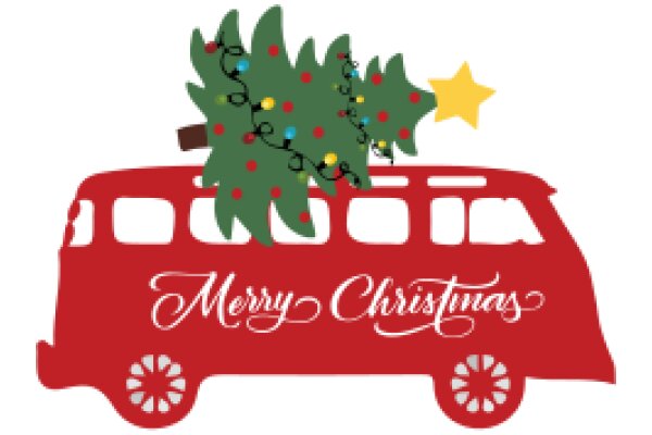 Merry Christmas: A Festive Truck Decoration