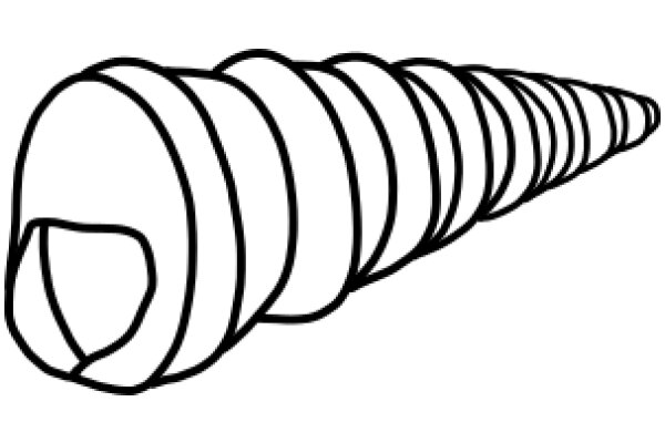 A Line Art Illustration of a Spiral