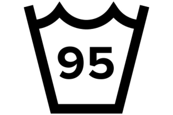 Simplistic Icon of a Number 95