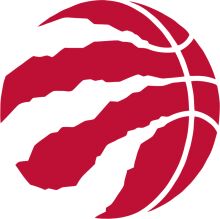 Vibrant Red Basketball Logo