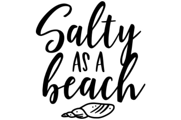 Salt as a Beach: A Playful Take on the Salty Seaside