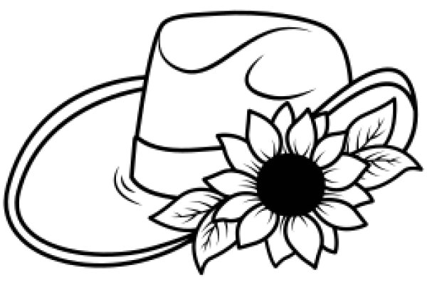 A Cowboy's Companion: A Hat and a Flower