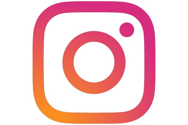 Vibrant Pink Instagram Logo