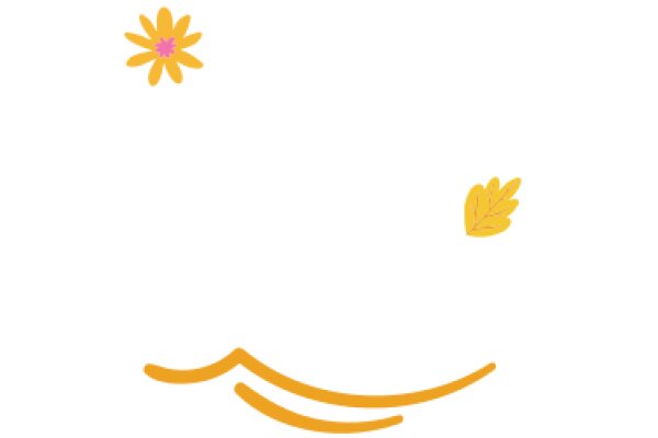 A Smiling Sunflower Amidst a Wavy Background