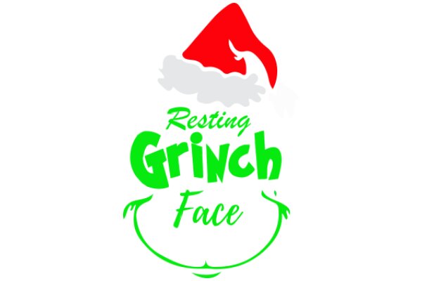 Resting Grinch Face: A Festive Holiday Logo