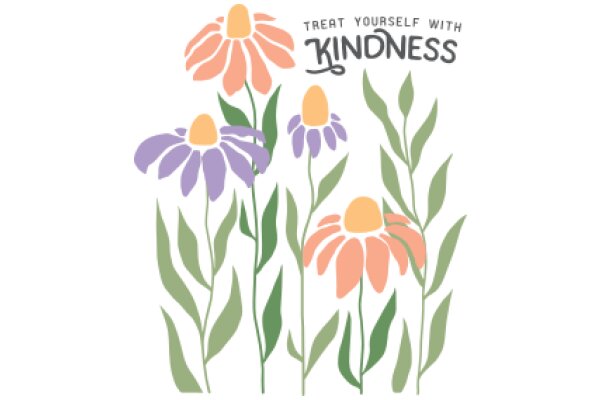 Treat Yourself with Kindness: A Collection of Flower Illustrations