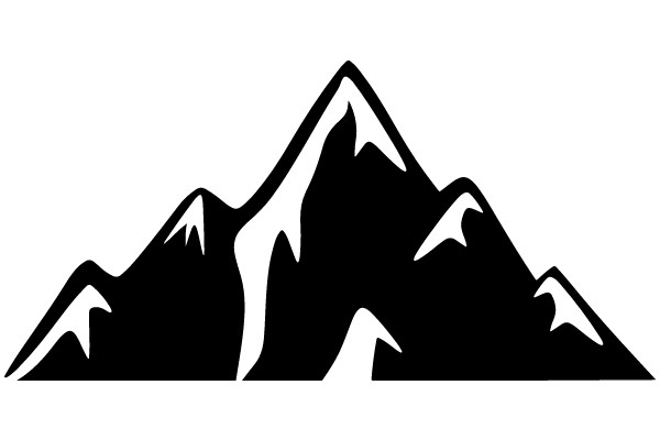 Stylized Mountain Logo